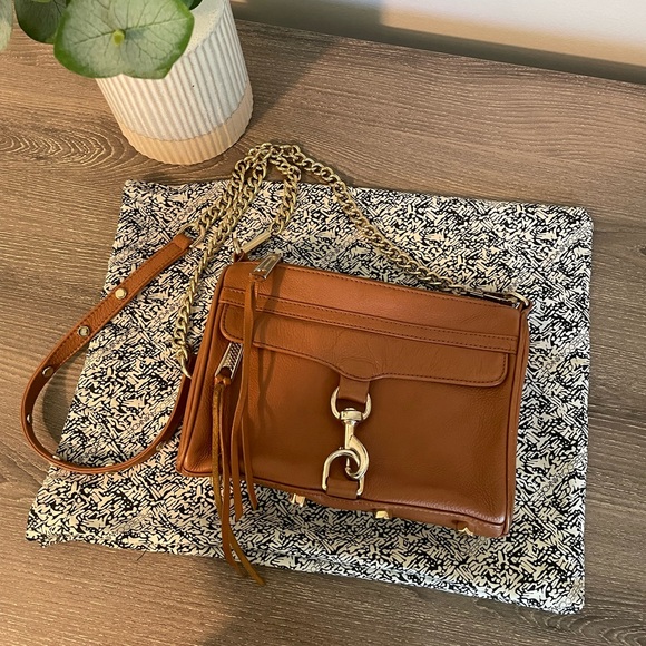 Rebecca Minkoff Mini Mac - Chestnut Brown with Gold Hardware - Picture 1 of 3